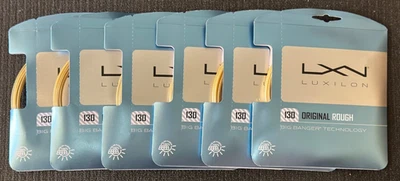 Cordão de tênis Luxilon Big Banger original ROUGH 130 co-poly – 6 conjuntos - Imagem 1 de 2