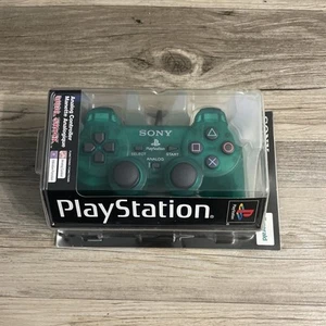 Sony PlayStation 1 PS1 Dual Shock Controller Emerald Brand NEW - Picture 1 of 5