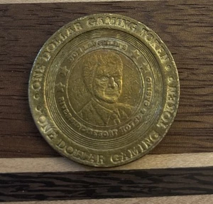 1999 $1 Don Laughlins Riverside Hotel Casino Vintage Ranura Ficha Juego Dólar - Imagen 1 de 2
