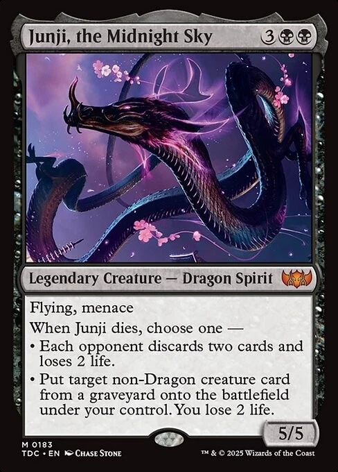 *MtG: 2x JUNJI, THE MIDNIGHT - Commander Tarkir: Dragonstorm Mythic - magicman* - Bild 1 von 1