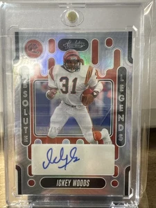 2024 Panini Absolute Ickey Woods Absolute Legends AU, /199 - Picture 1 of 2