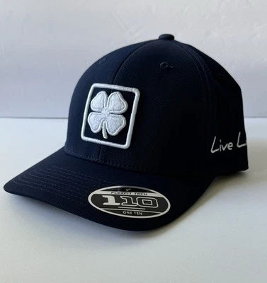 NUEVO CON ETIQUETAS Negro Trébol Live Lucky Flexfit 110 Top Golf Crush Sombrero Gorra Talla Única Azul Marino Foto 1 de 4