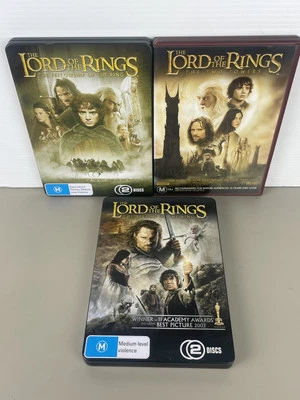 The Lord of the Rings Trilogy 2 Of 3 Steelbook Movies DVD Region 4 - Image 1 of 4