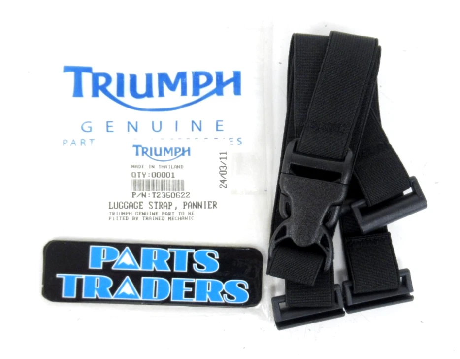 Correa de equipaje alforja Triumph T2350622 Sprint ST/Tiger 1050 genuina OEM Foto 1 de 1