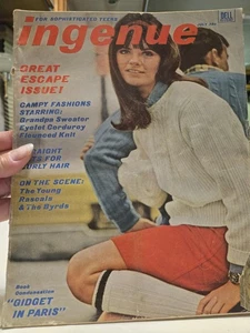 Vintage HTF Rarw July 1966 INGENUE Magazine for Sophisticated Teens Fashion - Imagen 1 de 24
