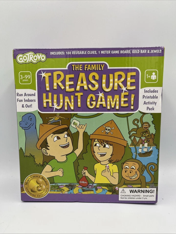 The Family Treasure Hunt Game! • Moms Choice Award Winner • Complete • Very Good - Image 1 of 4