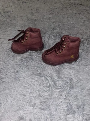 Bota Timberland Premium Tamanho Infantil Borgonha Tamanho 5 - Imagem 1 de 4