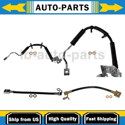 Para Ford Lobo 2007 4,6 L Dorman - Primera parada 4x kit delantero trasero manguera freno línea Foto 1 de 4