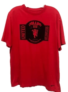 MANCHESTER UNITED RELENTLESS 2013 NIKE ORIGINAL RED FUTBOL T-SHIRT MEN'S XL - Picture 1 of 8
