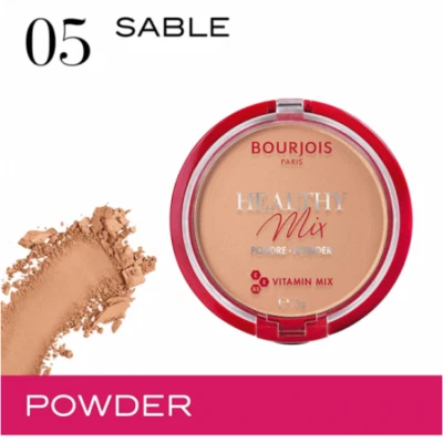 BOURJOIS PARIS HEALTHY MIX KOMPAKTPUDER MAKE UP GRUNDIERUNG - 05 SABLE - Bild 1 von 4
