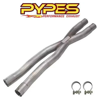 Resonador de escape de acero inoxidable Pypes XFM78 X-Pipe 2015-2024 Mustang GT 5.0 Foto 1 de 3