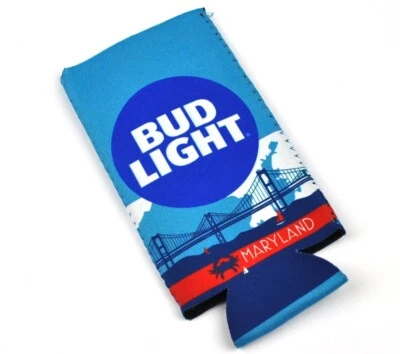 Budweiser Bier USA Maryland Koozie Dosen Flaschen Kühler Isolierhülle