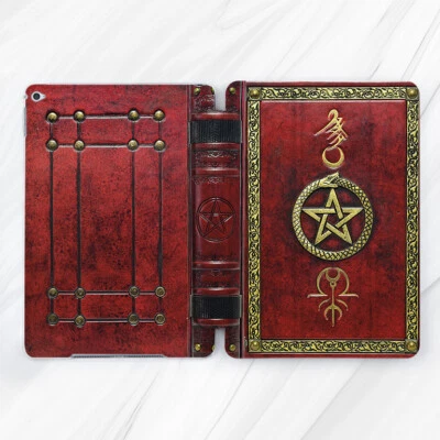 Horror Book Of Spells Occult Case For iPad 10.2 Air 3 4 5 Pro 9.7 11 12.9 Mini - Image 1 of 3