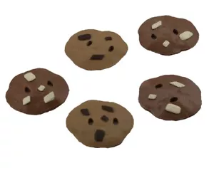 Cookie Monster Count n' Crunch Cookies (5) Mixed Light/Dark Colored Cookies - Picture 1 of 4