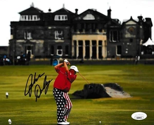 JOHN DALY PGA STAR SWILKEN BRIDGE SIGNED BRITISH OPEN 8 X 10 PHOTO JSA COA - Picture 1 of 2