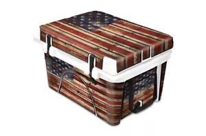 Vinyl Cooler Wrap fits ORCA 40 | Decal Skin FULL - Old Glory - Picture 1 of 8