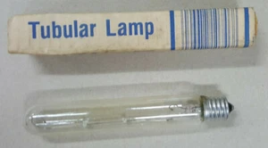 (x8) PHILIPS Tubular T6.5 25W 115-125V Lamp Bulb Clear - NEW - Picture 1 of 3