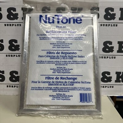 Filtro de grasa de ventilación de campana extractora NuTone FKM-65 de aluminio Foto 1 de 2