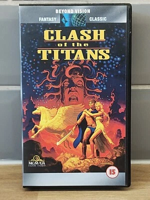 Clash Of The Titans Rare VHS Beyond Vision MGM Video Fantasy Classic Collectable - Image 1 of 4