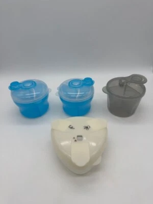 Lote de 4 Dispensadores de Viaje Bebé Infantil Munchkin & Dr Brown's Colores Mezclados Foto 1 de 4