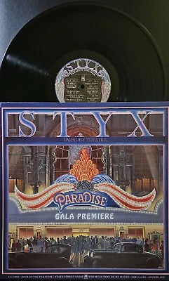 STYX Paradise Theatre 1981 3D holographic Vinyl Europadisk US Import G/FOLD - Image 1 of 4