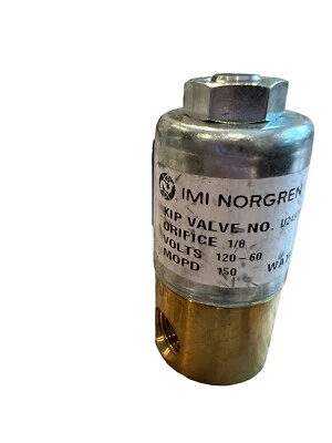 NEW IMI NORGREN VALVE U249115-0231 120/60 Volts, Orifice 1/8, 7 Watts, PRONGS