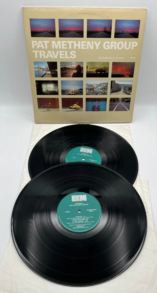 Pat Metheny Group TRAVELS 1983 ECM 1-23791 Gatefold 2LP VINYL Record Jazz Fusion - Image 1 of 4