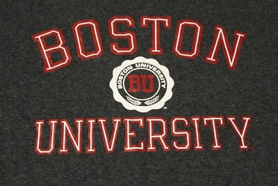 Champion Boston University T-Shirt Short Sleeve Small Charcoal Gray - Image 1 of 4