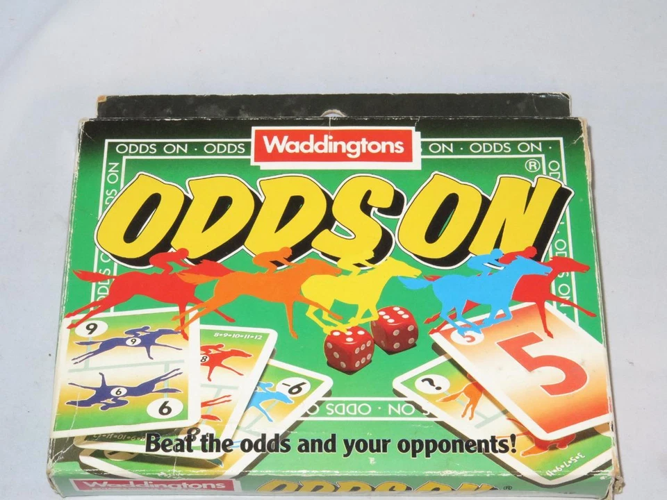 VINTAGE CARD GAME "ODDS ON" John Waddington 1980s - Image 1 of 1