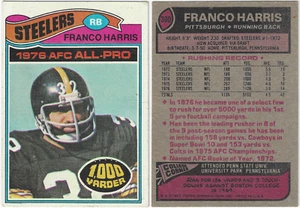 1977 Topps Franco Harris || VG-EX || **JUNK-AUCTION** - Picture 1 of 1