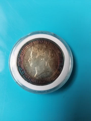 1867 year Hong kong Victoria queen Coins, 100% Silver Coins Cover