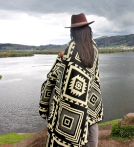 Alpaca Wool Blanket, 94 x 78 - Ultra Soft- Reversible 2 in 1-Premium Alpaca Wool - Picture 1 of 6