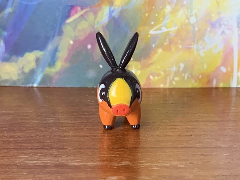 Pokemon Tepig Mini Figure 1” Gacha Candy Toy BW Best Wishes F/S! Cover