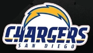 Window Bumper Sticker NFL Football San Diego Chargers NEW - Picture 1 of 1