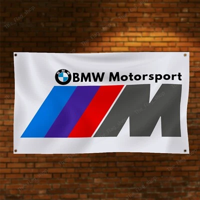 BMW Flag 3x5ft M Power Motorsport Banner Garage Shop Man Cave Wall Decor Sign - image 1 of 4