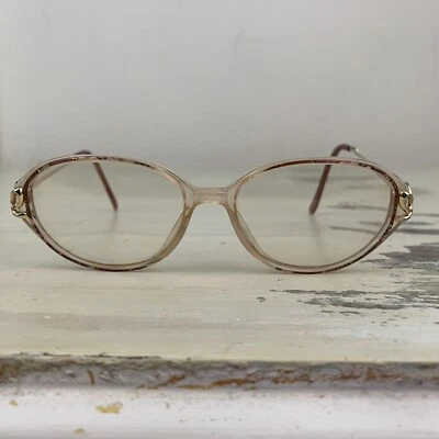 JOAN COLLINS - Винтажные 80-е Очаровательные Золотые и Пластиковые Оправы для Очков Mom Granny - Изображение 1 из 4