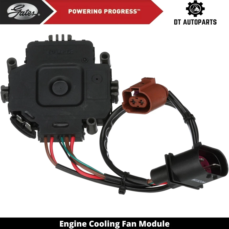 Portões módulo ventilador de refrigeração motor Volkswagen Eos 2007-2015 2008 2009 2010 2011 - Imagem 1 de 4