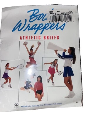 Calzoncillos de baile envoltorios corporales adultos pequeños verdes de nailon para animar gimnasio de ballet Foto 1 de 4