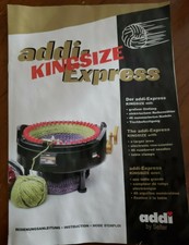 Instruction Manual Addi- Express Kingsize by Selter knitting machine