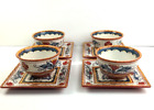 Tabletop Gallery Square Plates Bowls Italiano Handcrafted Hand Painted 8 Piece