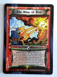 The Way of Fire L5R Legends of the Five Rings CCG Anvil of Despair 1996 - Picture 1 of 1