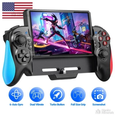 HANKS MINERALS Gamepad Dual Vibration Handheld Controller For Nintendo Switch Joy-Con Game Grip