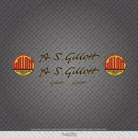 Bicycle Decals Transfers Stickers Black // Gold Holdsworth Equipe Set 11