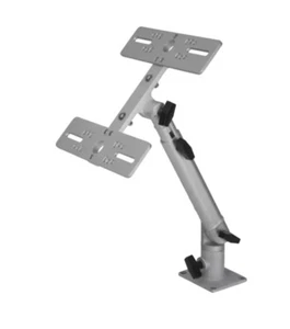 MONTAJE DE DOBLE MONITOR MILLENNIUM MARINE, PLATEADO, MM-02-00 - Imagen 1 de 1