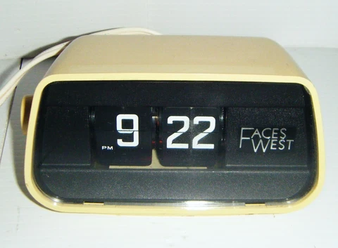 Vintage Faces West Digital Lighted Clock Cover