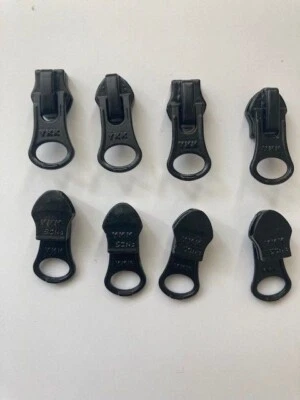 Black YKK Puller for waterproof Nylon Zip #5 Slider/Puller Water Repellent