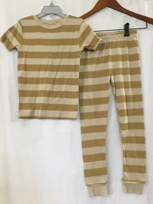NEW Carter's Boys Stripes Pajama set Snug Fit Short Sleeve Pants Mustard U pick - Image 1 of 4