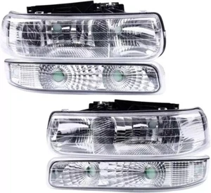 Headlight Turn Signal Lamp Fit Chevy Silverado 1500/2500 99-02 / Suburban 1500/2 - Picture 1 of 8