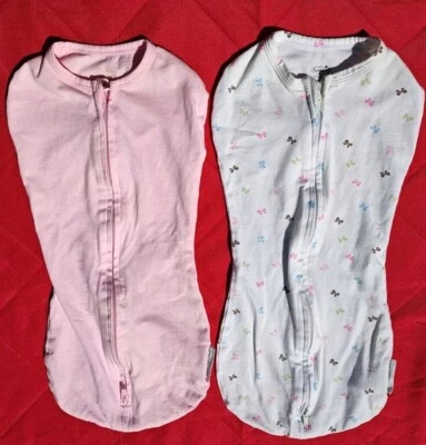 Swaddlers SwaddlePod para recién nacidos infantes de verano, arcos rosas Foto 1 de 4