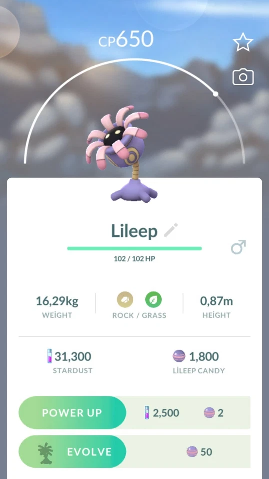 Pokemon Lileep x15 Go!! Pokémon Go Trade | 15x Lileep Trade Go!!  - image 1 of 1